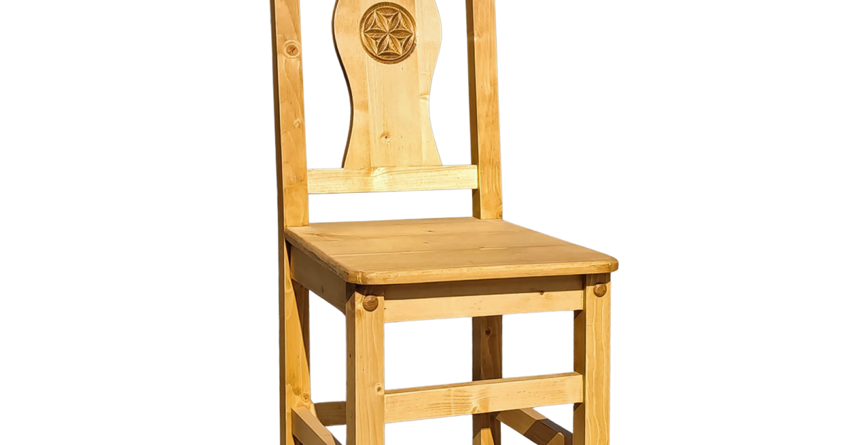 Chaise Rosace en Bois Massif | Livraison garantie | meublespin.fr