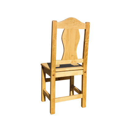 Chaise en Bois Massif rosace 1 Chamonix meublespin.fr - mobilier et de décoration de style montagne ou chalet- meubles en pin, mobilier en bois massif de qualité, canapés convertibles - https://meublespin.fr