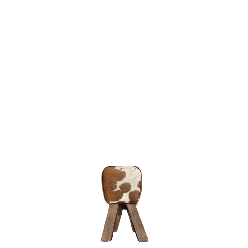 Petit banc en peau de vache marron 70 cm Bancs & Tabourets meublespin.fr - mobilier et de décoration de style montagne ou chalet- meubles en pin, mobilier en bois massif de qualité, canapés convertibles - https://meublespin.fr