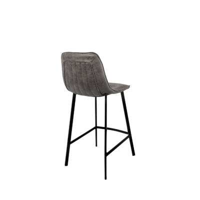 LOT de 2 Tabourets de Bar Design Gris Anthracite: Pacha Bars meublespin.fr - mobilier et de décoration de style montagne ou chalet- meubles en pin, mobilier en bois massif de qualité, canapés convertibles - https://meublespin.fr