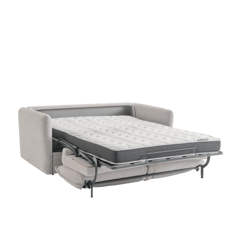 Canapé Convertible couchage 140 x 195 cm Bed Express – CHANEL – Effet bouclé Canapés Convertibles Contemporain meublespin.fr - mobilier et de décoration de style montagne ou chalet- meubles en pin, mobilier en bois massif de qualité, canapés convertibles - https://meublespin.fr