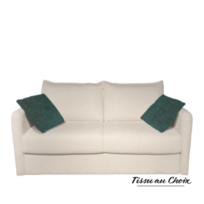 Canapé Convertible couchage 140 x 195 cm Bed Express – CHANEL – Effet bouclé Canapés Convertibles Contemporain meublespin.fr - mobilier et de décoration de style montagne ou chalet- meubles en pin, mobilier en bois massif de qualité, canapés convertibles - https://meublespin.fr