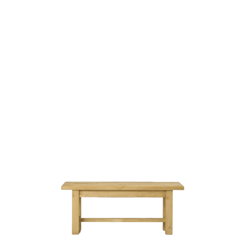 Banc de cuisine en pin massif Chamonix 110 cm Chamonix meublespin.fr - mobilier et de décoration de style montagne ou chalet- meubles en pin, mobilier en bois massif de qualité, canapés convertibles - https://meublespin.fr