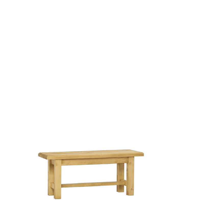 Banc de cuisine en pin massif Chamonix 110 cm Chamonix meublespin.fr - mobilier et de décoration de style montagne ou chalet- meubles en pin, mobilier en bois massif de qualité, canapés convertibles - https://meublespin.fr