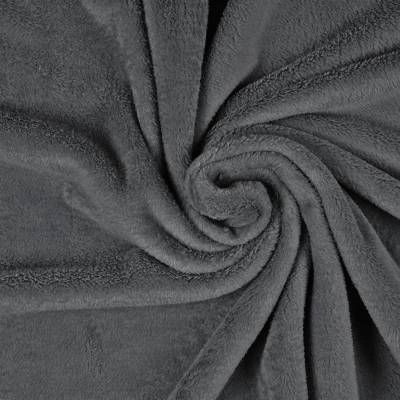 PLAID Doudou Anthracite 130 x 160 cm Plaids et coussins meublespin.fr - mobilier et de décoration de style montagne ou chalet- meubles en pin, mobilier en bois massif de qualité, canapés convertibles - https://meublespin.fr