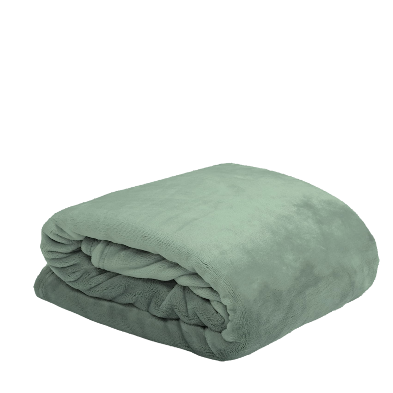 PLAID Doudou Kaki 130 x 160 cm Plaids et coussins meublespin.fr - mobilier et de décoration de style montagne ou chalet- meubles en pin, mobilier en bois massif de qualité, canapés convertibles - https://meublespin.fr