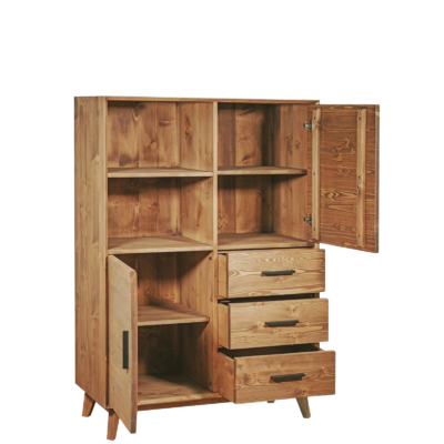 Bahut 2 Portes + 3 Tiroirs en Pin Massif – Avignon Buffets & bahuts en bois massif meublespin.fr - mobilier et de décoration de style montagne ou chalet- meubles en pin, mobilier en bois massif de qualité, canapés convertibles - https://meublespin.fr