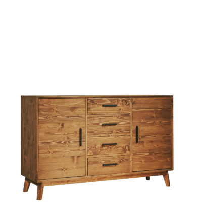 Buffet Bas 2 Portes 4 Tiroirs en Pin Massif – Avignon Buffets & bahuts en bois massif meublespin.fr - mobilier et de décoration de style montagne ou chalet- meubles en pin, mobilier en bois massif de qualité, canapés convertibles - https://meublespin.fr