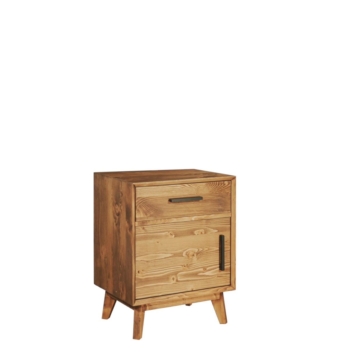 Chevet vintage 1 porte en pin massif | Livraison rapide