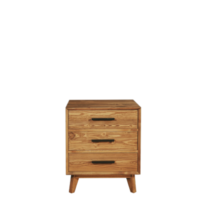 Chevet 3 Tiroirs en Pin Massif – Avignon Chevets meublespin.fr - mobilier et de décoration de style montagne ou chalet- meubles en pin, mobilier en bois massif de qualité, canapés convertibles - https://meublespin.fr