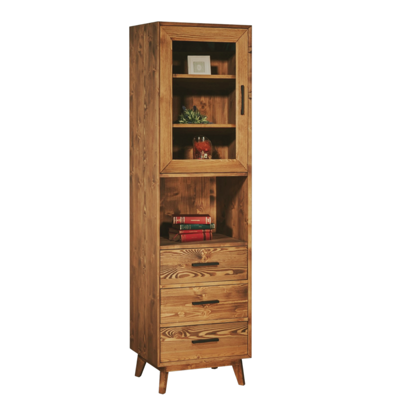 Bonnetière 1 Porte + 3 Tiroirs en Pin Massif – Avignon Bonnetières meublespin.fr - mobilier et de décoration de style montagne ou chalet- meubles en pin, mobilier en bois massif de qualité, canapés convertibles - https://meublespin.fr
