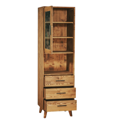 Bonnetière 1 Porte + 3 Tiroirs en Pin Massif – Avignon Bonnetières meublespin.fr - mobilier et de décoration de style montagne ou chalet- meubles en pin, mobilier en bois massif de qualité, canapés convertibles - https://meublespin.fr