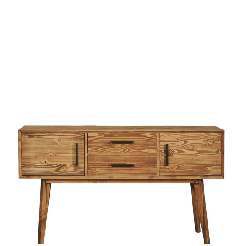 Console 2 portes, 2 tiroirs en Pin Massif – Avignon Consoles meublespin.fr - mobilier et de décoration de style montagne ou chalet- meubles en pin, mobilier en bois massif de qualité, canapés convertibles - https://meublespin.fr