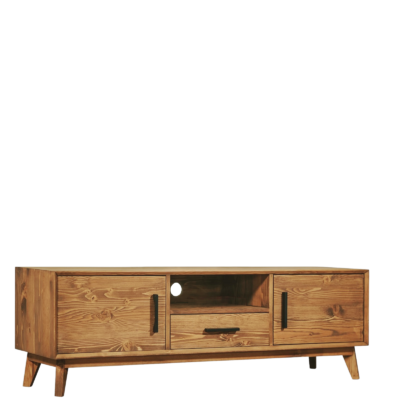 Meuble TV  2 Portes+1 Tiroir en Pin Massif – Avignon Meubles TV en Bois Massif meublespin.fr - mobilier et de décoration de style montagne ou chalet- meubles en pin, mobilier en bois massif de qualité, canapés convertibles - https://meublespin.fr