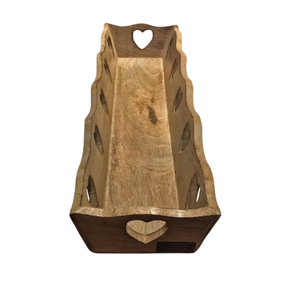 Panière à pain Découpée 54 cm – Coeurs Objets à poser meublespin.fr - mobilier et de décoration de style montagne ou chalet- meubles en pin, mobilier en bois massif de qualité, canapés convertibles - https://meublespin.fr