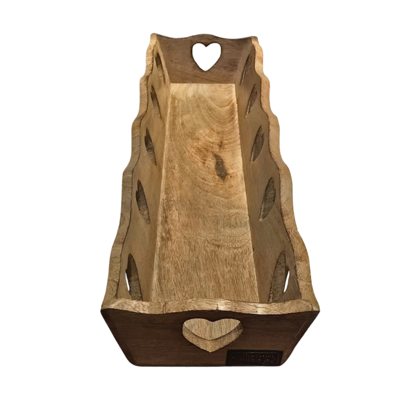 Panière à pain Découpée 54 cm – Coeurs Objets à poser meublespin.fr - mobilier et de décoration de style montagne ou chalet- meubles en pin, mobilier en bois massif de qualité, canapés convertibles - https://meublespin.fr
