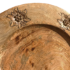 Sous assiette Sculptée 34 cm – Edelweiss Objets à poser meublespin.fr - vente de mobilier et de décoration de style montagne ou chalet- vente de meubles en pin et canapés convertibles - https://meublespin.fr