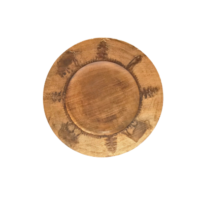 Sous assiette Sculptée 34 cm – Poya - meublespin.fr - Objets à poser Sous assiette Sculptée 34 cm – Poya Objets à poser meublespin.fr - mobilier et de décoration de style montagne ou chalet- meubles en pin, mobilier en bois massif de qualité, canapés convertibles - https://meublespin.fr