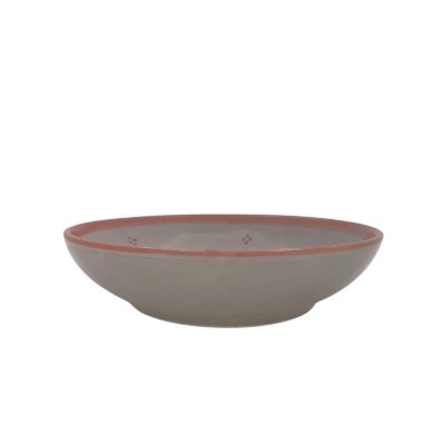 Assiette creuse Edelweiss Cérusé Gris - meublespin.fr - Vaisselle Edelweiss Assiette creuse Edelweiss Cérusé Gris Vaisselle Edelweiss meublespin.fr - mobilier et de décoration de style montagne ou chalet- meubles en pin, mobilier en bois massif de qualité, canapés convertibles - https://meublespin.fr