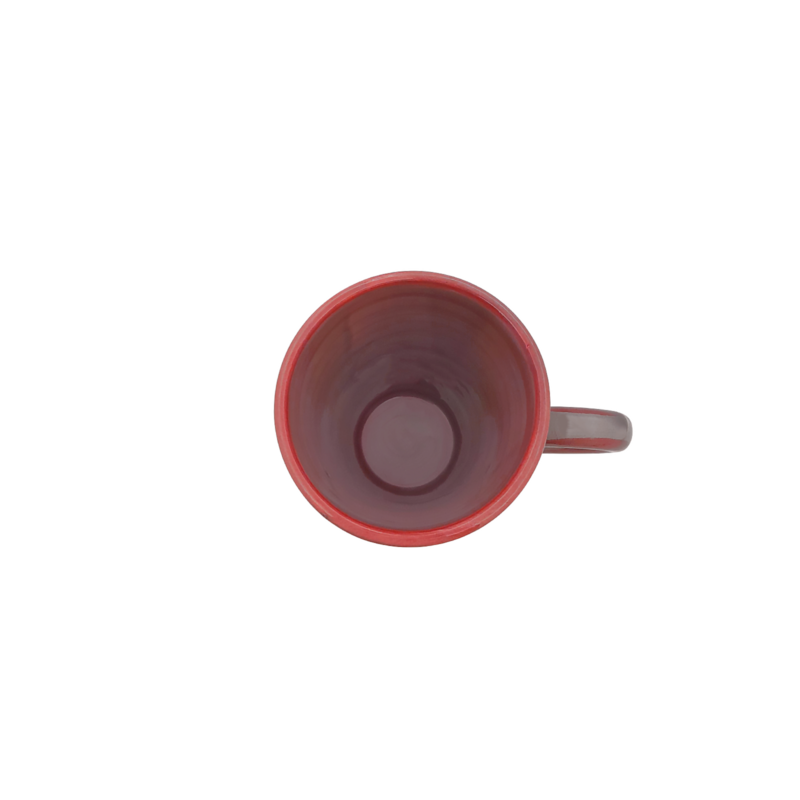 Grand mug Edelweiss Cérusé Gris Vaisselle Edelweiss meublespin.fr - mobilier et de décoration de style montagne ou chalet- meubles en pin, mobilier en bois massif de qualité, canapés convertibles - https://meublespin.fr