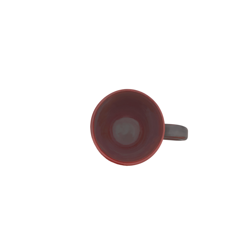 Mug Bombé Edelweiss Cérusé Gris Vaisselle Edelweiss meublespin.fr - mobilier et de décoration de style montagne ou chalet- meubles en pin, mobilier en bois massif de qualité, canapés convertibles - https://meublespin.fr