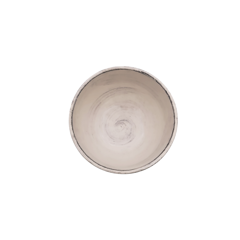 Petit Saladier Edelweiss Cérusé Blanc Vaisselle Edelweiss meublespin.fr - mobilier et de décoration de style montagne ou chalet- meubles en pin, mobilier en bois massif de qualité, canapés convertibles - https://meublespin.fr