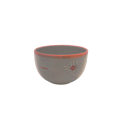 Petit Saladier Edelweiss Cérusé Gris Vaisselle Edelweiss meublespin.fr - mobilier et de décoration de style montagne ou chalet- meubles en pin, mobilier en bois massif de qualité, canapés convertibles - https://meublespin.fr