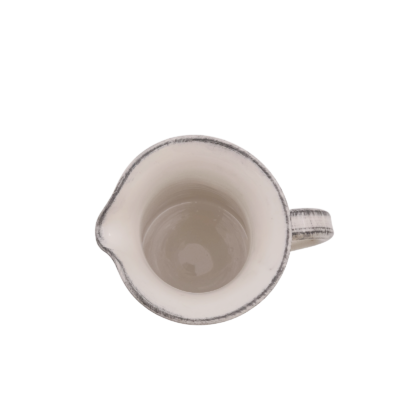 Pichet Edelweiss Cérusé Blanc Vaisselle Edelweiss meublespin.fr - mobilier et de décoration de style montagne ou chalet- meubles en pin, mobilier en bois massif de qualité, canapés convertibles - https://meublespin.fr