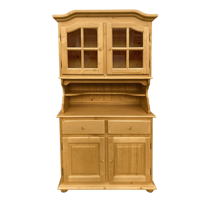 Buffet Chapeau de Gendarme 2+2 Portes et 2 Tiroirs en Pin Massif 113 cm Chamonix meublespin.fr - mobilier et de décoration de style montagne ou chalet- meubles en pin, mobilier en bois massif de qualité, canapés convertibles - https://meublespin.fr