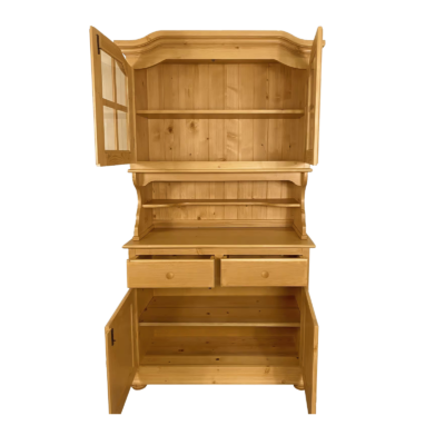 Buffet Chapeau de Gendarme 2+2 Portes et 2 Tiroirs en Pin Massif 113 cm Chamonix meublespin.fr - mobilier et de décoration de style montagne ou chalet- meubles en pin, mobilier en bois massif de qualité, canapés convertibles - https://meublespin.fr