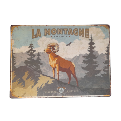 Tapis de Sol – La Montagne – Le Mouflon Tapis meublespin.fr - mobilier et de décoration de style montagne ou chalet- meubles en pin, mobilier en bois massif de qualité, canapés convertibles - https://meublespin.fr