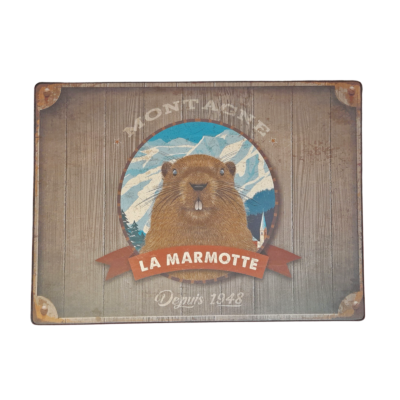 Tapis de Sol – La Marmotte – Montagne – 1948 Tapis meublespin.fr - mobilier et de décoration de style montagne ou chalet- meubles en pin, mobilier en bois massif de qualité, canapés convertibles - https://meublespin.fr