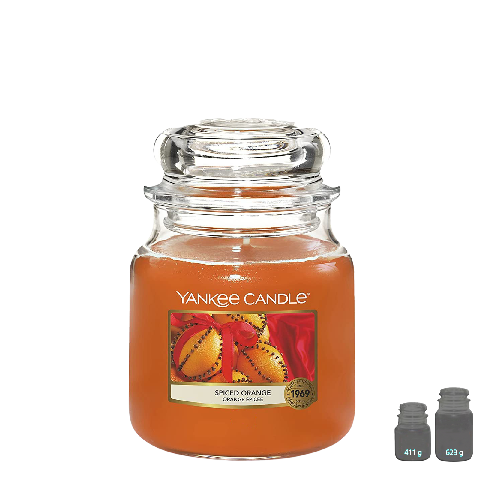 Bougie Jarre YANKEE CANDLE - Orange Epicée