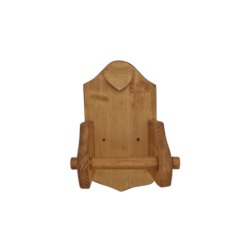 DEVIDOIR PAPIER WC COEUR Patères et crochets meublespin.fr - mobilier et de décoration de style montagne ou chalet- meubles en pin, mobilier en bois massif de qualité, canapés convertibles - https://meublespin.fr