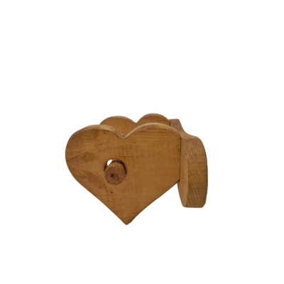 Dévidoir WC Forme Cœur en Bois Patères et crochets meublespin.fr - mobilier et de décoration de style montagne ou chalet- meubles en pin, mobilier en bois massif de qualité, canapés convertibles - https://meublespin.fr