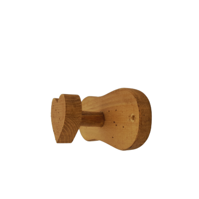 Patère 1 Tête Cœur en Bois PM Patères et crochets meublespin.fr - mobilier et de décoration de style montagne ou chalet- meubles en pin, mobilier en bois massif de qualité, canapés convertibles - https://meublespin.fr