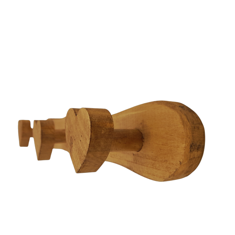 PATÈRE 3 TÊTES COEURS PM Patères et crochets meublespin.fr - mobilier et de décoration de style montagne ou chalet- meubles en pin, mobilier en bois massif de qualité, canapés convertibles - https://meublespin.fr