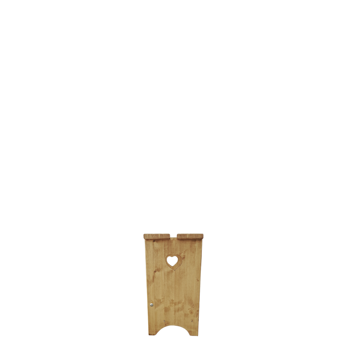 Tabouret Marchepied En Chêne Massif Rustique - 35x23.5x20cm, Patins Feutre | Pour Salle De Bain, Cuisine, Salon Marchepied Bois Salle De Bain