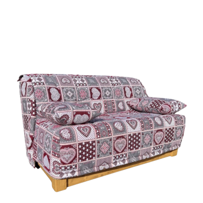 Canapé Convertible BZ LOLA 140 cm (matelas 17 cm) – Archamps Envers Canapés convertibles BZ meublespin.fr - mobilier et de décoration de style montagne ou chalet- meubles en pin, mobilier en bois massif de qualité, canapés convertibles - https://meublespin.fr