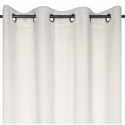 Rideau à oeillets Sicilia blanc Les Rideaux meublespin.fr - mobilier et de décoration de style montagne ou chalet- meubles en pin, mobilier en bois massif de qualité, canapés convertibles - https://meublespin.fr
