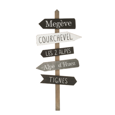 Déco murale panneaux stations 88 cm Cadres et déco meublespin.fr - mobilier et de décoration de style montagne ou chalet- meubles en pin, mobilier en bois massif de qualité, canapés convertibles - https://meublespin.fr