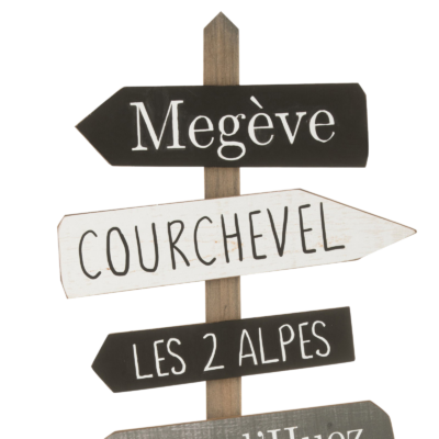 Déco murale panneaux stations 88 cm Cadres et déco meublespin.fr - mobilier et de décoration de style montagne ou chalet- meubles en pin, mobilier en bois massif de qualité, canapés convertibles - https://meublespin.fr