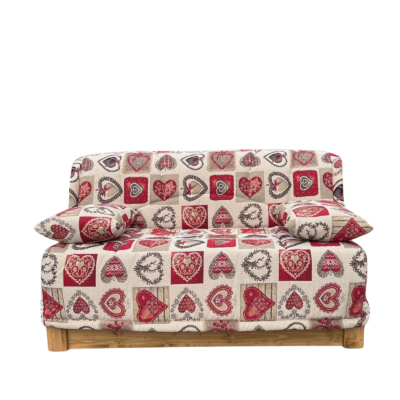 Canapé Convertible BZ LOLA 140 cm (matelas 17 cm) – Choisy Canapés convertibles BZ meublespin.fr - mobilier et de décoration de style montagne ou chalet- meubles en pin, mobilier en bois massif de qualité, canapés convertibles - https://meublespin.fr