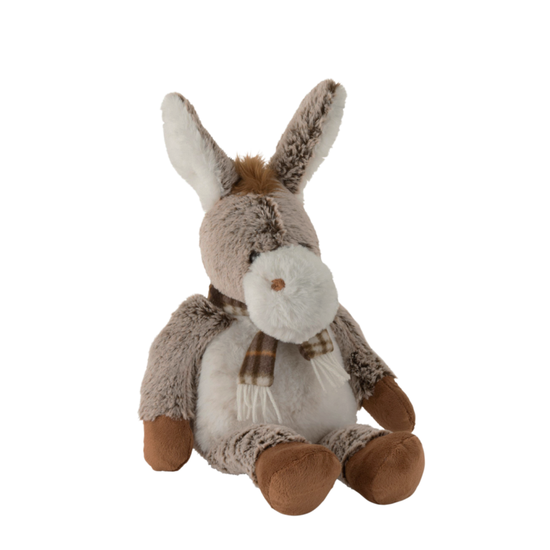 Âne Echarpe en peluche Peluches meublespin.fr - mobilier et de décoration de style montagne ou chalet- meubles en pin, mobilier en bois massif de qualité, canapés convertibles - https://meublespin.fr