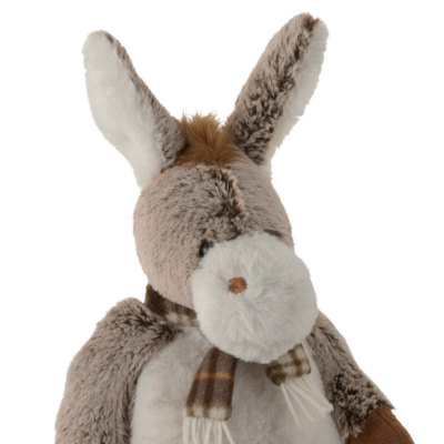Âne Echarpe en peluche Peluches meublespin.fr - mobilier et de décoration de style montagne ou chalet- meubles en pin, mobilier en bois massif de qualité, canapés convertibles - https://meublespin.fr