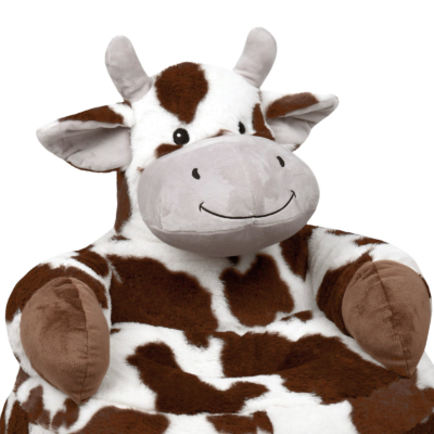 Pouf Vache pour enfant Peluches meublespin.fr - mobilier et de décoration de style montagne ou chalet- meubles en pin, mobilier en bois massif de qualité, canapés convertibles - https://meublespin.fr