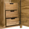 Armoire 2 Portes + 3 tiroirs en Pin Brossé Montana Armoires en bois massif meublespin.fr - vente de mobilier et de décoration de style montagne ou chalet- vente de meubles en pin et canapés convertibles - https://meublespin.fr