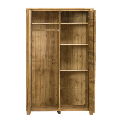 Armoire 2 Portes en Pin Brossé Montana Armoires en bois massif meublespin.fr - mobilier et de décoration de style montagne ou chalet- meubles en pin, mobilier en bois massif de qualité, canapés convertibles - https://meublespin.fr