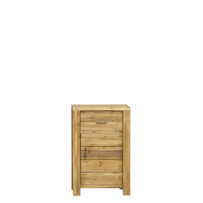 Confiturier Contemporain Montana 1 Porte + 1 Tiroir en Pin Brossé Montana meublespin.fr - mobilier et de décoration de style montagne ou chalet- meubles en pin, mobilier en bois massif de qualité, canapés convertibles - https://meublespin.fr