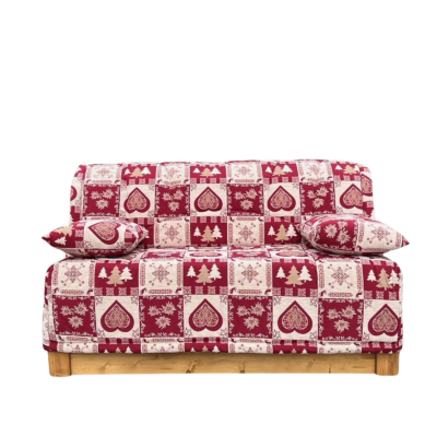 Canapé Convertible BZ LOLA 140 cm (matelas 17 cm) – Chatel Chenillet Canapés convertibles BZ meublespin.fr - mobilier et de décoration de style montagne ou chalet- meubles en pin, mobilier en bois massif de qualité, canapés convertibles - https://meublespin.fr